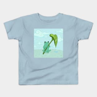 Frog Rainy Day Kids T-Shirt